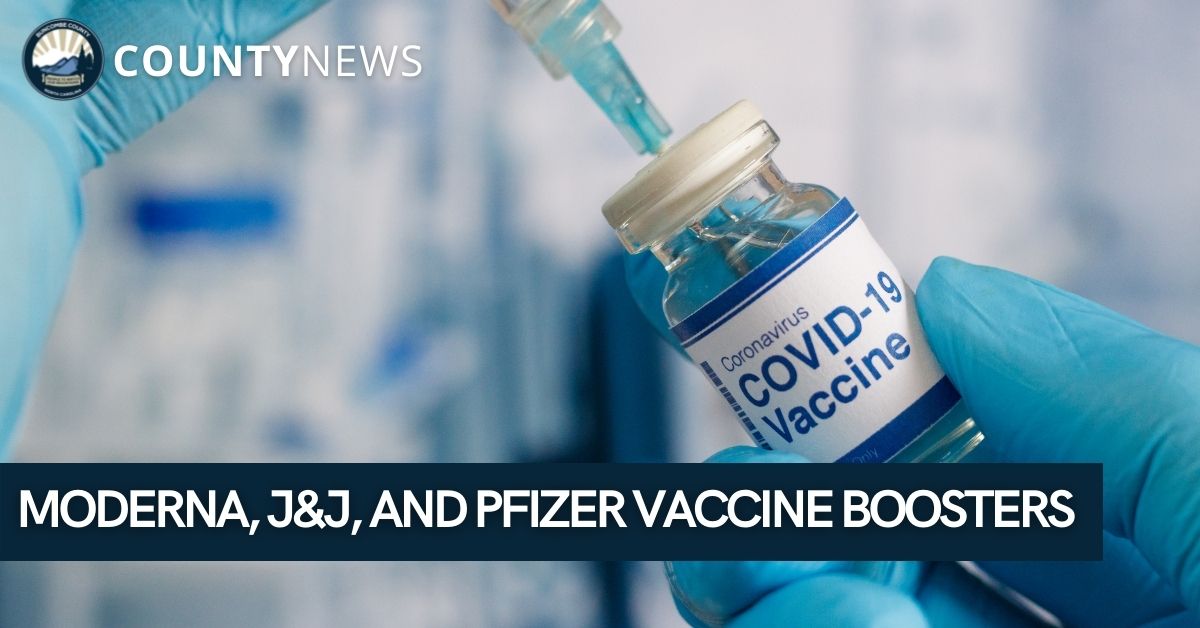 County Providers Now Offering Moderna, J+J, and Pfizer Booster